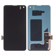 Дисплей для Samsung G970 Galaxy S10e, черный, без рамки, Оригинал (переклеено стекло)