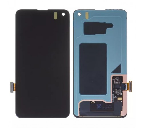 Дисплей для Samsung G970 Galaxy S10e, черный, без рамки, Оригинал (переклеено стекло)