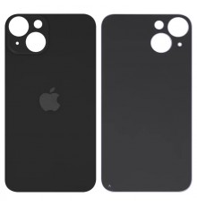 Задняя панель корпуса для iPhone 14, черная, не нужно снимать стекло камеры, Midnight, big hole