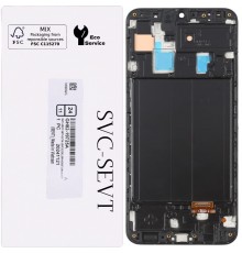 Дисплей для Samsung A305 Galaxy A30, черный, с рамкой, Original