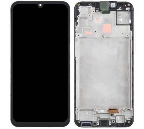 Дисплей для Samsung A155 Galaxy A15, A156 Galaxy A15 5G, черный, с рамкой, High Copy, original LCD size, (OLED)