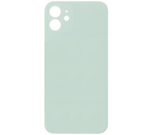 Задняя панель корпуса для iPhone 12, зеленая, не нужно снимать стекло камеры, Original (PRC), big hole Задняя панель корпуса для iPhone 12, зеленая, не нужно снимать стекло камеры, Original (PRC), big hole