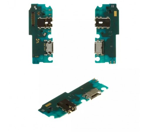 Шлейф для Samsung A125F Galaxy A12, M127 Galaxy M12, коннектора зарядки, микрофона, плата зарядки, High Сopy