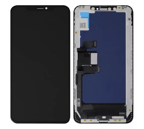 Дисплей для iPhone XS Max, черный, с рамкой, Copy (TFT), JK