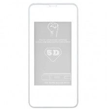 Захисне скло для Apple iPhone XS Max, iPhone 11 Pro Max, 5D, 9H, Full-Screen, Full Glue, білий 