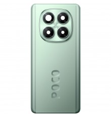 Задня панель корпусу для Xiaomi Poco X7, зелена + скло камери  