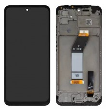 Дисплей для Xiaomi Redmi 10 (2022), чорний, з рамкою, High Copy