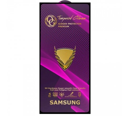 Захисне скло для Samsung S928 Galaxy S24 Ultra, 9H, Golden Armor OG, Full-Screen, Full Glue, (без упаковки), чорний