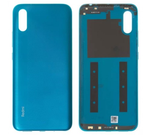 Задняя панель корпуса для Xiaomi Redmi 9A, Redmi 9AT, зеленая, с боковыми кнопками