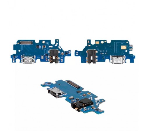 Шлейф для Samsung M135 Galaxy M13, коннектора зарядки, коннектора наушников, микрофона, плата зарядки, High Copy