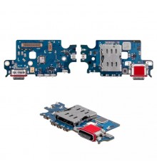 Шлейф для Samsung S906B Galaxy S22 Plus 5G, коннектора зарядки, микрофона, плата зарядки, Original (PRC)