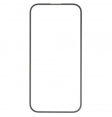 Захисне скло для Apple iPhone 14 Pro, iPhone 15, iPhone 16, сумісне з чохлом, Full Glue, (без упаковки), чорне 