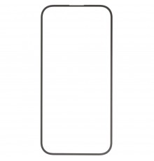 Защитное стекло для Apple iPhone 14 Pro, iPhone 15, iPhone 16, совместимо с чехлом, Full Glue, (без упаковки), черный