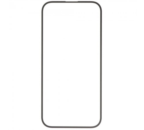 Захисне скло для Apple iPhone 14 Pro, iPhone 15, iPhone 16, сумісне з чохлом, Full Glue, (без упаковки), чорне 