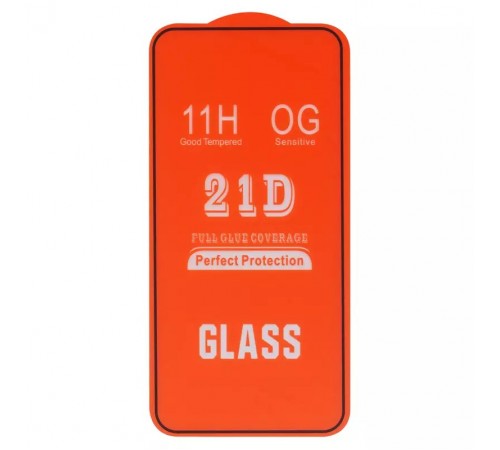 Защитное стекло для Samsung S926 Galaxy S24 Plus, совместимо с чехлом, Full Glue, (без упаковки), черный