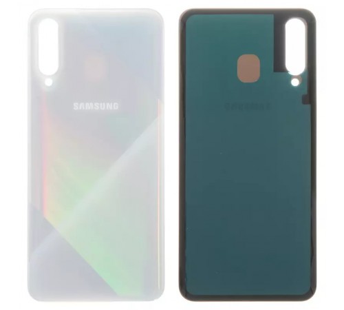 Задняя панель корпуса для Samsung A507F/DS Galaxy A50s, белая (Prism Crush White) Задняя панель корпуса для Samsung A507F/DS Galaxy A50s, белая (Prism Crush White)