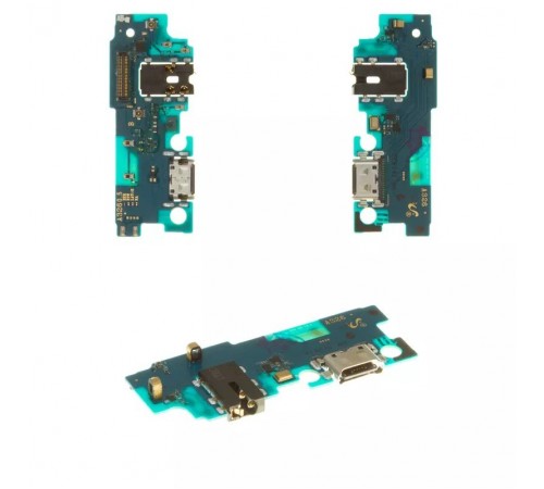 Шлейф для Samsung A326 Galaxy A32 5G, коннектора зарядки, коннектора наушників, мікрофона, плата зарядки, Original (PRC)