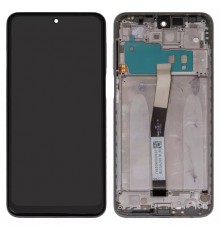 Дисплей для Xiaomi Redmi Note 9 Pro, Redmi Note 9S, сірий (Interstellar Gray), з рамкою, Copy, з широким обідком, In-Cell, M2003J6B2G, M2003J6A1G