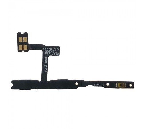 Шлейф для Tecno Spark 30C (KL5), кнопки увімкнення, кнопок гучності