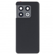 Задня панель корпуса для OnePlus 10 Pro, чорна (Hacker Black) + скло камери