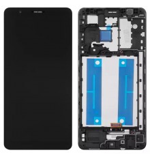 Дисплей для Samsung A013 Galaxy A01 Core, M013 Galaxy M01 Core, черный, с рамкой, Original (PRC)