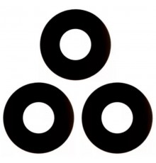 Скло камери для Motorola Moto G60 XT2135, Moto G60s XT2133-2, без рамки, комплект 3 шт.