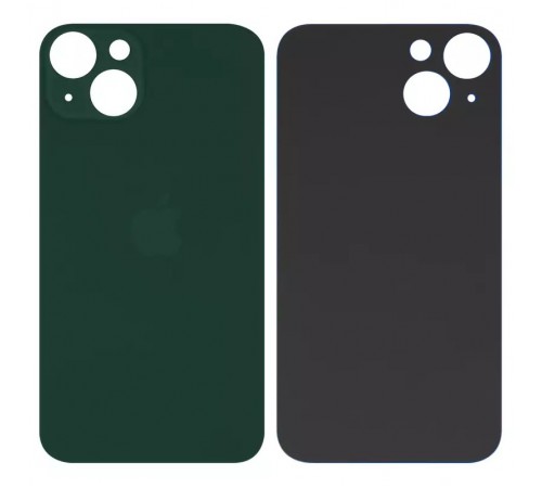 Задняя панель корпуса для iPhone 13, зеленая, не нужно снимать стекло камеры, big hole