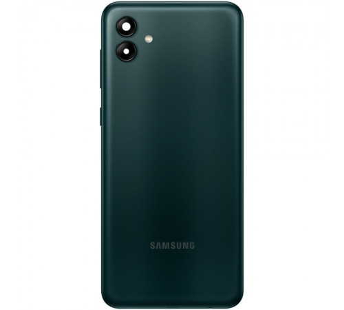 Задняя панель корпуса для Samsung A045 Galaxy A04, зеленая + стекло камеры