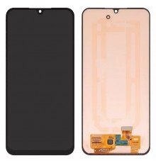 Дисплей для Samsung A245 Galaxy A24, M346 Galaxy M34, черный, без рамки, Оригинал (переклеено стекло)