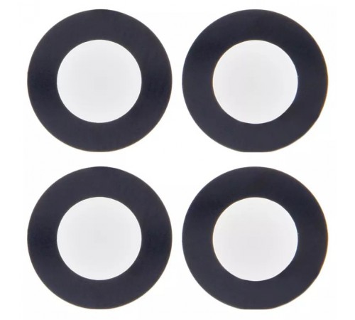 Скло камери для iPhone 14, iPhone 14 Plus, чорне, без рамки, комплект 2 шт.