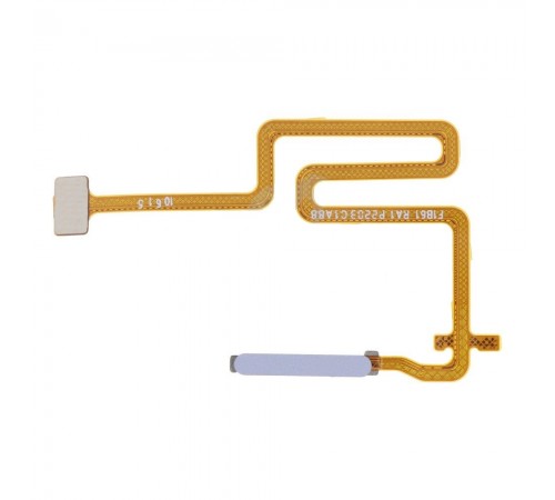 Шлейф для Realme 8i, 9i, 9 Pro, сканера відбитка пальця (Touch ID), фіолетовий (Space Purple), Original (PRC)