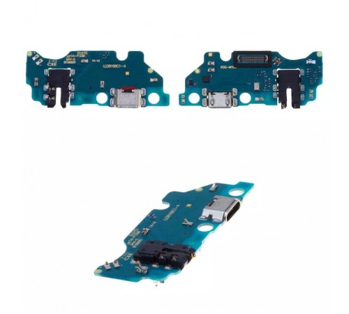 Шлейф для Samsung A032 Galaxy A03 Core, коннектора наушников, коннектора зарядки, микрофона, плата зарядки, Original (PRC)
