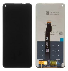 Дисплей для Huawei P40 Lite, чорний, (версія 5G), без рамки, High Copy