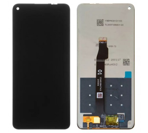 Дисплей для Huawei P40 Lite, черный, (версия 5G), без рамки, High Copy