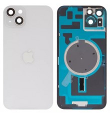 Задняя панель корпуса для iPhone 14 Plus, белая + стекло камеры, High Copy starlight