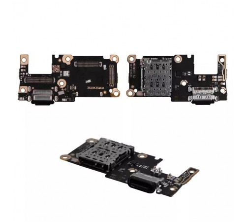 Шлейф для Xiaomi 11T, 11T Pro, коннектора зарядки, микрофона, плата зарядки, High Copy