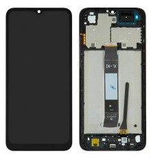 Дисплей для Xiaomi Poco C50, Poco C51, Redmi A1, Redmi A1 Plus, Redmi A2, Redmi A2 Plus, чорний, з рамкою, Original (PRC)