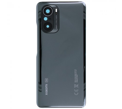 Задняя панель корпуса для Xiaomi Mi 11i, Redmi K40 Pro, черная (Cosmic Black), Copy + стекло камеры Задняя панель корпуса для Xiaomi Mi 11i, Redmi K40 Pro, черная (Cosmic Black), Copy + стекло камеры