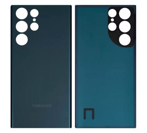 Задняя панель корпуса для Samsung S908B Galaxy S22 Ultra 5G, зеленая
