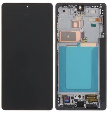 Дисплей для Samsung S938 Galaxy S25 Ultra, черный (Titanium Jet Black), с рамкой, High Copy (OLED)