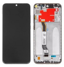 Дисплей для Xiaomi Redmi Note 8T, чорний, без логотипу, з рамкою, High Copy