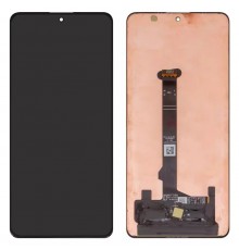 Дисплей для Xiaomi Poco X6, Redmi Note 13 Pro 5G, черный, без рамки, Оригинал (переклеено стекло)
