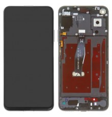Дисплей для Huawei Honor 20, Nova 5T, черный, с рамкой, Original (PRC), YAL-L21