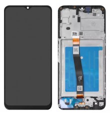 Дисплей для Samsung A226 Galaxy A22 5G, черный, с рамкой, Original (PRC)