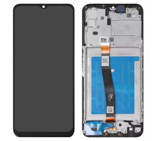 Дисплей для Samsung A226 Galaxy A22 5G, чорний, з рамкою, Original (PRC)