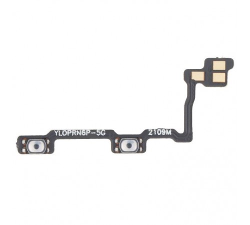 Шлейф для Oppo Reno 6 Pro 5G MediaTek, кнопок гучності звуку