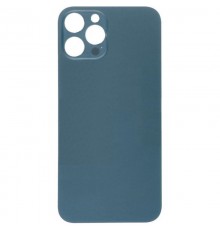 Задняя панель корпуса для iPhone 12 Pro Max, синяя (Pacific Blue), нужно снять стекло камеры, small hole