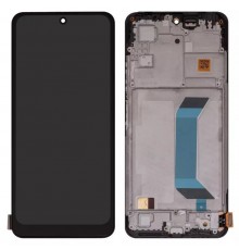 Дисплей для Xiaomi Poco X5 5G, Redmi Note 12 5G, чорний, з рамкою, Copy (TFT), 22111317PG, 22111317PI, 22111317I, 22111317G