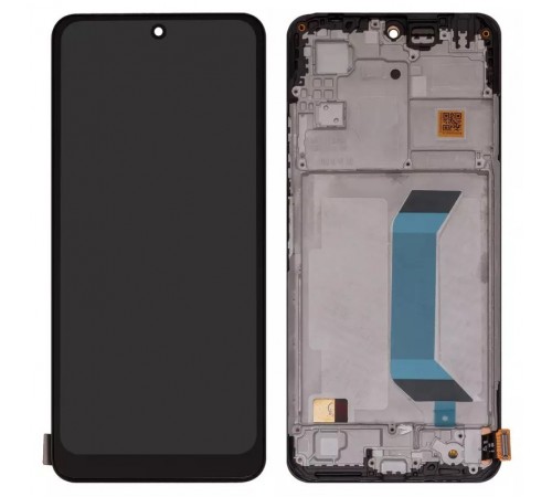 Дисплей для Xiaomi Poco X5 5G, Redmi Note 12 5G, чорний, з рамкою, Copy (TFT), 22111317PG, 22111317PI, 22111317I, 22111317G