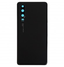 Задняя панель корпуса для Huawei P30, черная, Copy + стекло камеры